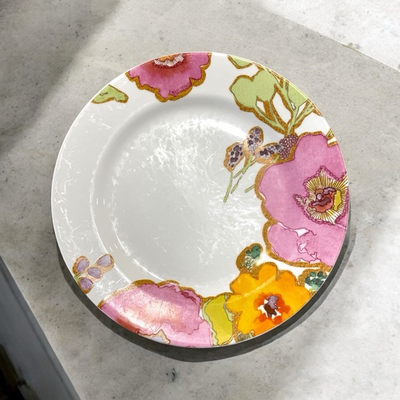 Lenox Floral Fusion Stephanie Ryan 11.5” Dinner Plate 2010 - Picture 1 of 9